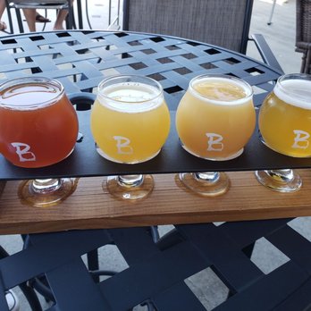 Barnstable Brewing - Beer Flight (Wobbly Jack, Jesuit Juice. Vanilla Milkshake, Amerihop) - Breweries Near Me - Barnstable, Massachusetts