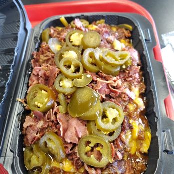 Snack Shack Gardena - Pastrami chili cheese fries with jalapenos way too small - Burgers Near Me - Gardena, California Snack Shack Gardena - Pastrami chili cheese fries with jalapenos way too small - Burgers Near Me - Gardena, California