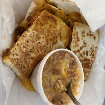 Takeria la palapa - Chorizo quesadilla best ever - Mexican Near Me - Marathon, Florida