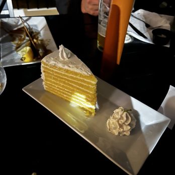 The Lighthouse Restaurant & Dock Bar - Cake of the day: lemon smith island - Bars Near Me - Solomons, Maryland