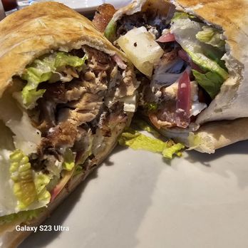 Baker's Crust Landstown Commons - Inside chicken shwarma - Breakfast & Brunch Near Me - Virginia Beach, Virginia
