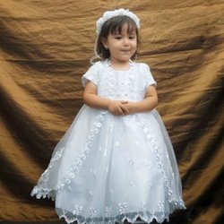 Baby Bear - Baptism dress and crown 
Style B#9270
Available in sizes: 0-4