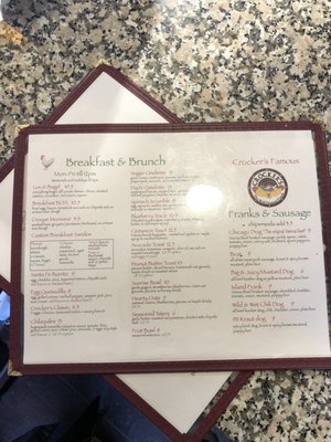 Menu photo 7 Crocker’s Cafe & Bakery Costa Mesa, CA