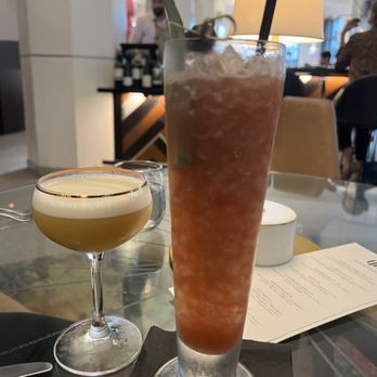 Glass Light - Thai Turkey and Isle Two cocktails - New American Near Me - Norfolk, Virginia
