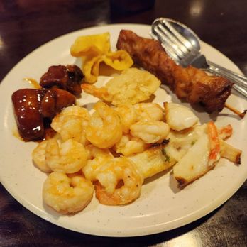 Yoki Buffet - The Spicy Shrimp In Front Was Very Good. - Sushi Bars Near Me - Springfield, Ohio