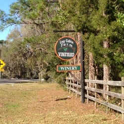 Log Cabin Winery - Sign from the road