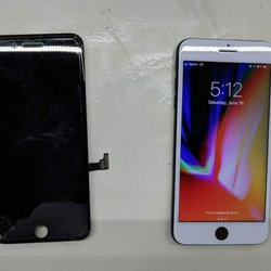 Promobile - Apple iPhone 7 PLUS LCD replacement before and after