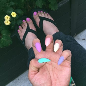 ND Nails - I got a pedicure too! Also matte - Nail Salons Near Me - Baldwin Park, California ND Nails - I got a pedicure too! Also matte - Nail Salons Near Me - Baldwin Park, California