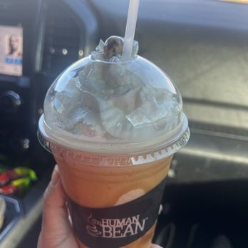 The Human Bean - Caramel frappe - Coffee & Tea Near Me - Midland, Texas