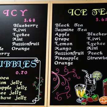 Boba Bubble - Menu Board! - Coffee & Tea Near Me - Spokane, Washington Boba Bubble - Menu Board! - Coffee & Tea Near Me - Spokane, Washington