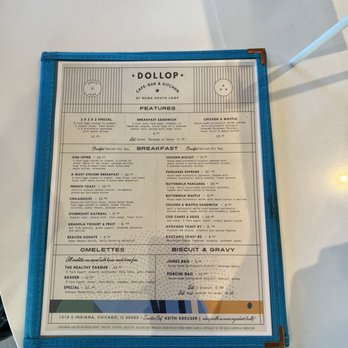 Dollop Cafe, Bar & Kitchen - menu - Coffee & Tea Near Me - Chicago, Illinois Dollop Cafe, Bar & Kitchen - menu - Coffee & Tea Near Me - Chicago, Illinois