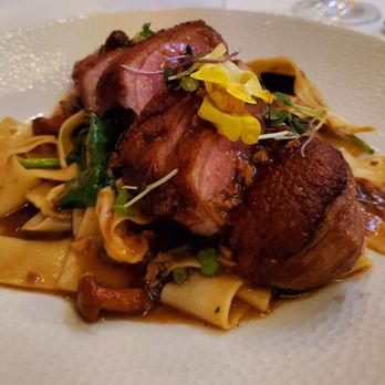 Bis on Main - Crispy and delicious Duck Breast with Pappardelle! - New American Near Me - Bellevue, Washington Bis on Main - Crispy and delicious Duck Breast with Pappardelle! - New American Near Me - Bellevue, Washington