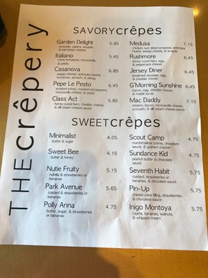 Menu photo 5 The Crêpery St. George, UT Menu photo 5 The Crêpery St. George, UT