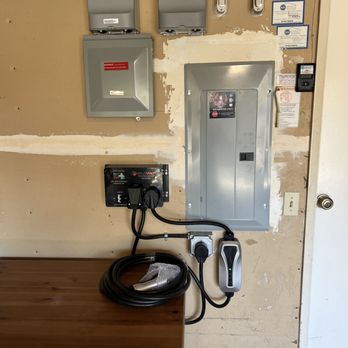 C. Bates Electric - Splitvolt charger setup installed with custom dryer outlet in the garage (while maintaining dryer functionality in the house) - Electricians Near Me - Fairfield, California