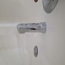 Plumbing Craftsman and Drain Service - New shower Spout along with the shower head.