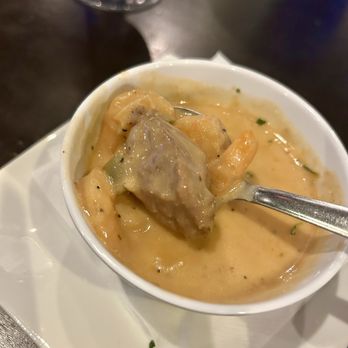 Riptides Raw Bar & Grill - Large pieces of prime rib and shrimp in the Surf & Turf Bisque - Seafood Near Me - Ormond Beach, Florida