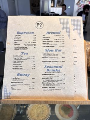 Menu photo 1 Coma Coffee Roasters Richmond Heights, MO Menu photo 1 Coma Coffee Roasters Richmond Heights, MO