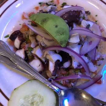 Mazatlan Restaurant - Tostada Mixta - Mexican Near Me - Long Beach, California