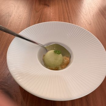 Blue Rock - Palate cleanser- melon sorbet - New American Near Me - Washington, Virginia Blue Rock - Palate cleanser- melon sorbet - New American Near Me - Washington, Virginia