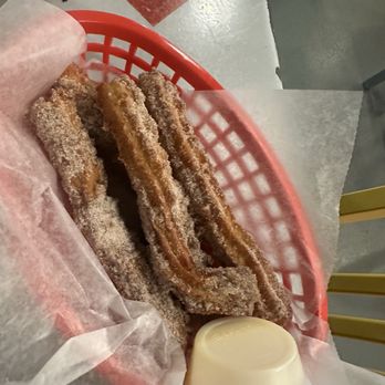 The Taco Stand - Churros with lechera - Mexican Near Me - Costa Mesa, California