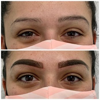 Phyllis Scherer - Before and after brows. - Eyebrow Services Near Me - Lebanon, Oregon