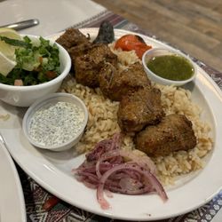 Aria Persian Cuisine & Turkish Grille - Lamb Shish Kebab