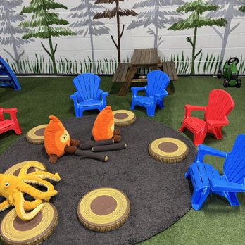 WonderPlay & Coffee - Campfire area - Indoor Playcenter Near Me - Chicago, Illinois WonderPlay & Coffee - Campfire area - Indoor Playcenter Near Me - Chicago, Illinois