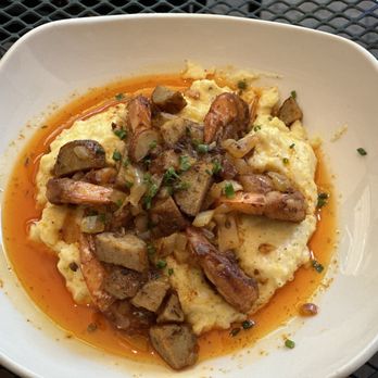 Easy Like Sunday - Shrimp and grits with chicken sausage. - Breakfast & Brunch Near Me - Baltimore, Maryland
