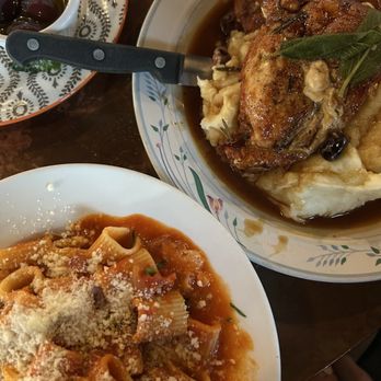 Uliveto - Rigatoni and roast chicken - Mediterranean Near Me - Richmond, Virginia