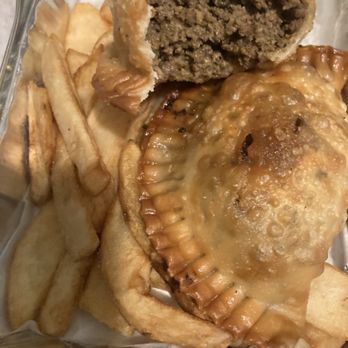Supreme Empanadas - Two beef and fries special. Closeup of the beef. - Empanadas Near Me - Park, New York Supreme Empanadas - Two beef and fries special. Closeup of the beef. - Empanadas Near Me - Park, New York