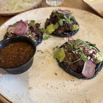 Santo Mezcal - Short Rib Sopes - Mexican Near Me - Santa Barbara, California Santo Mezcal - Short Rib Sopes - Mexican Near Me - Santa Barbara, California