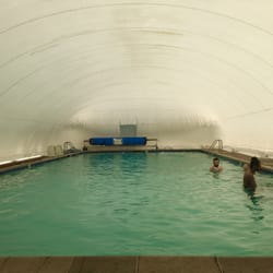 Ohana Aquatics - The dome is up to keep everyone warm from November through April.