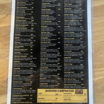 Dragon Sushi - Sushi Roll Menu - Sushi Bars Near Me - San Diego, California