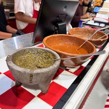 Taco Empreso - salsa bar - Tacos Near Me - Edison, New Jersey