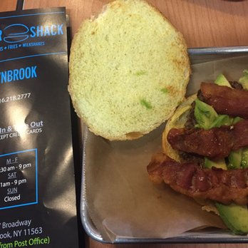 Burger Shack - regular hamburger, toppings additional price (bacon, avocado) - Burgers Near Me - Lynbrook, New York Burger Shack - regular hamburger, toppings additional price (bacon, avocado) - Burgers Near Me - Lynbrook, New York