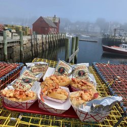 Buttered lobster rolls