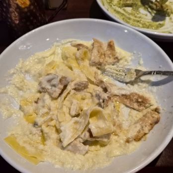 Franco's Italian Bistro - This is my Fettuccine Chicken Alfredo with the pappardelle noodles - So good !!!!! - Italian Near Me - Catonsville, Maryland Franco's Italian Bistro - This is my Fettuccine Chicken Alfredo with the pappardelle noodles - So good !!!!! - Italian Near Me - Catonsville, Maryland
