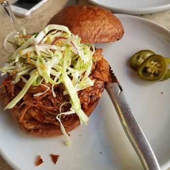 Manuela - Pullpork sandwich - New American Near Me - Los Angeles, California