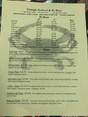 Menu photo 5 Triangle Seafood & Po Boy Hattiesburg, MS Menu photo 5 Triangle Seafood & Po Boy Hattiesburg, MS