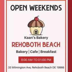 Kaan's Bakery - Business Hours