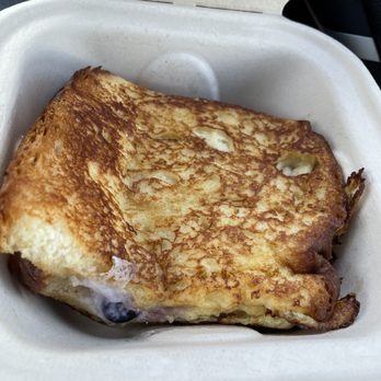 Sweet E's Cafe - One piece side order of Blueberry Stuffed French Toast - Cafes Near Me - Honolulu, Hawaii Sweet E's Cafe - One piece side order of Blueberry Stuffed French Toast - Cafes Near Me - Honolulu, Hawaii