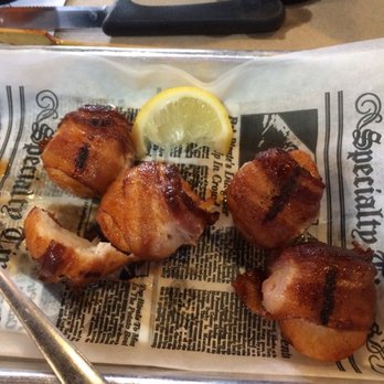 Red's Ice House - Bacon Wrapped , Skewered and Barbecued Scallops - Seafood Near Me - Mount Pleasant, South Carolina Red's Ice House - Bacon Wrapped , Skewered and Barbecued Scallops - Seafood Near Me - Mount Pleasant, South Carolina