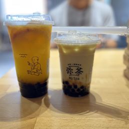 Mango Milk W/tapioca Pearls
