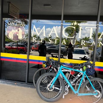 Macita's Restaurant - a bicycle parked in front of the restaurant - Bakeries Near Me - Miami, Florida