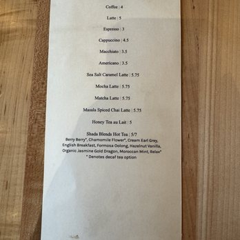 Terrain Cafe - Drinks menu - Breakfast & Brunch Near Me - Bethesda, Maryland
