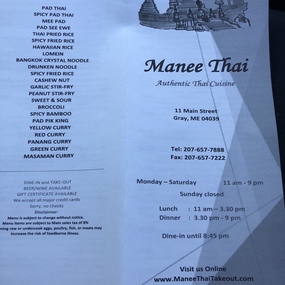 Menu Menu