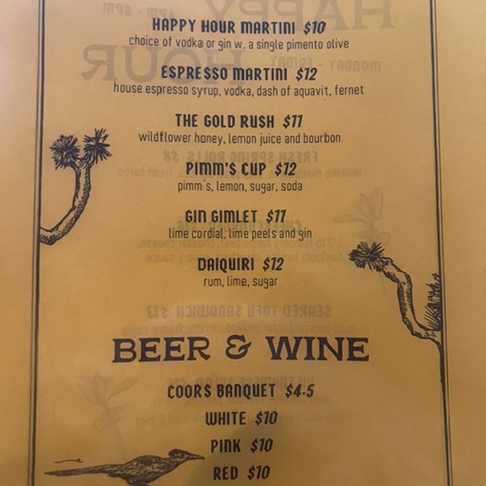 The Copper Room - Happy Hour Drinks May 2026 - Cocktail Bars Near Me - Yucca Valley, California The Copper Room - Happy Hour Drinks May 2026 - Cocktail Bars Near Me - Yucca Valley, California