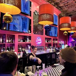 Back 2 the Video Store: a 90s Speakeasy Bar - Rude racist bartender.