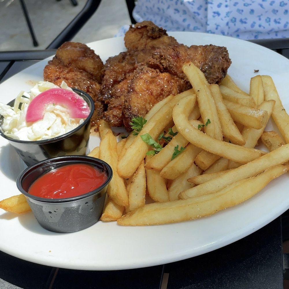 Juniper on Main - Hot Honey Buttermilk Chicken Strips - Southern Near Me - Carmel, Indiana Juniper on Main - Hot Honey Buttermilk Chicken Strips - Southern Near Me - Carmel, Indiana