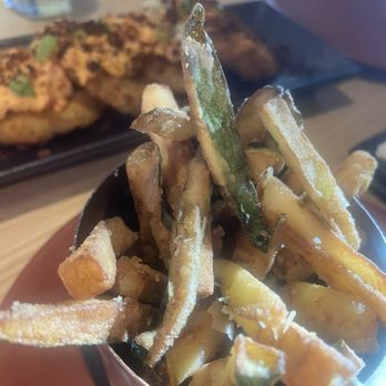 Boca - Zucchini fries & friend green tomatoes. - New American Near Me - Sarasota, Florida